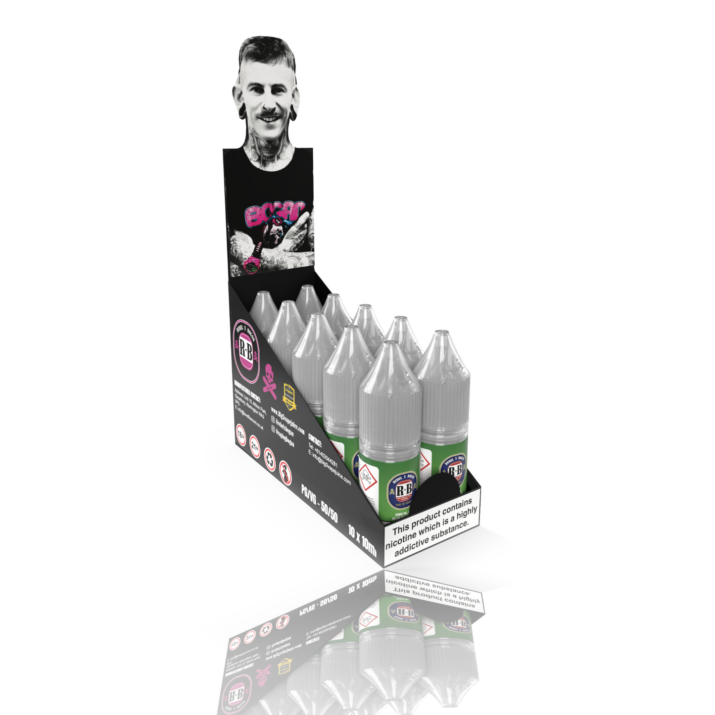 REBEL X BOGAN PASH MY MELONS 10ML SALTS