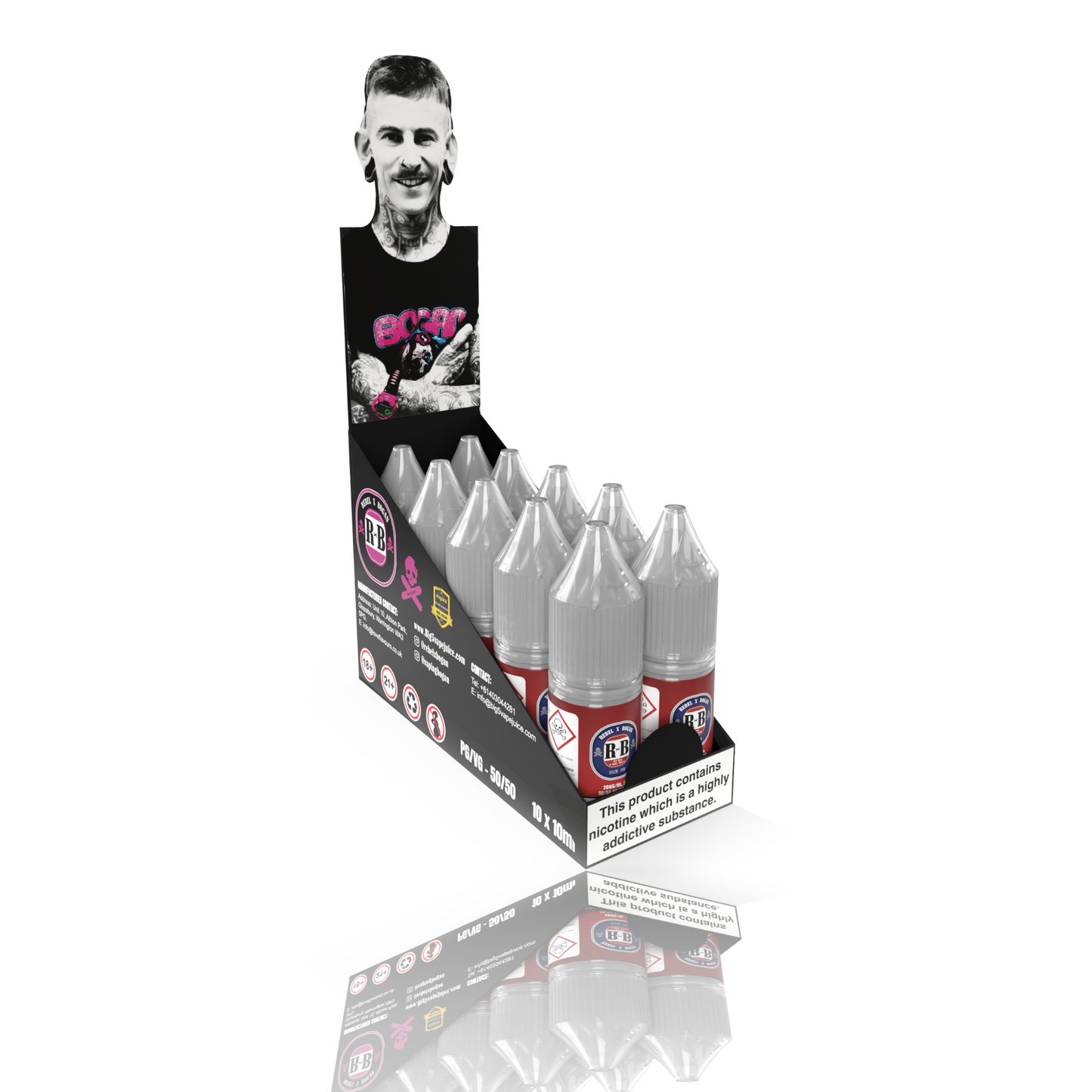 REBEL X BOGAN PLUM JOB 10ML SALTS