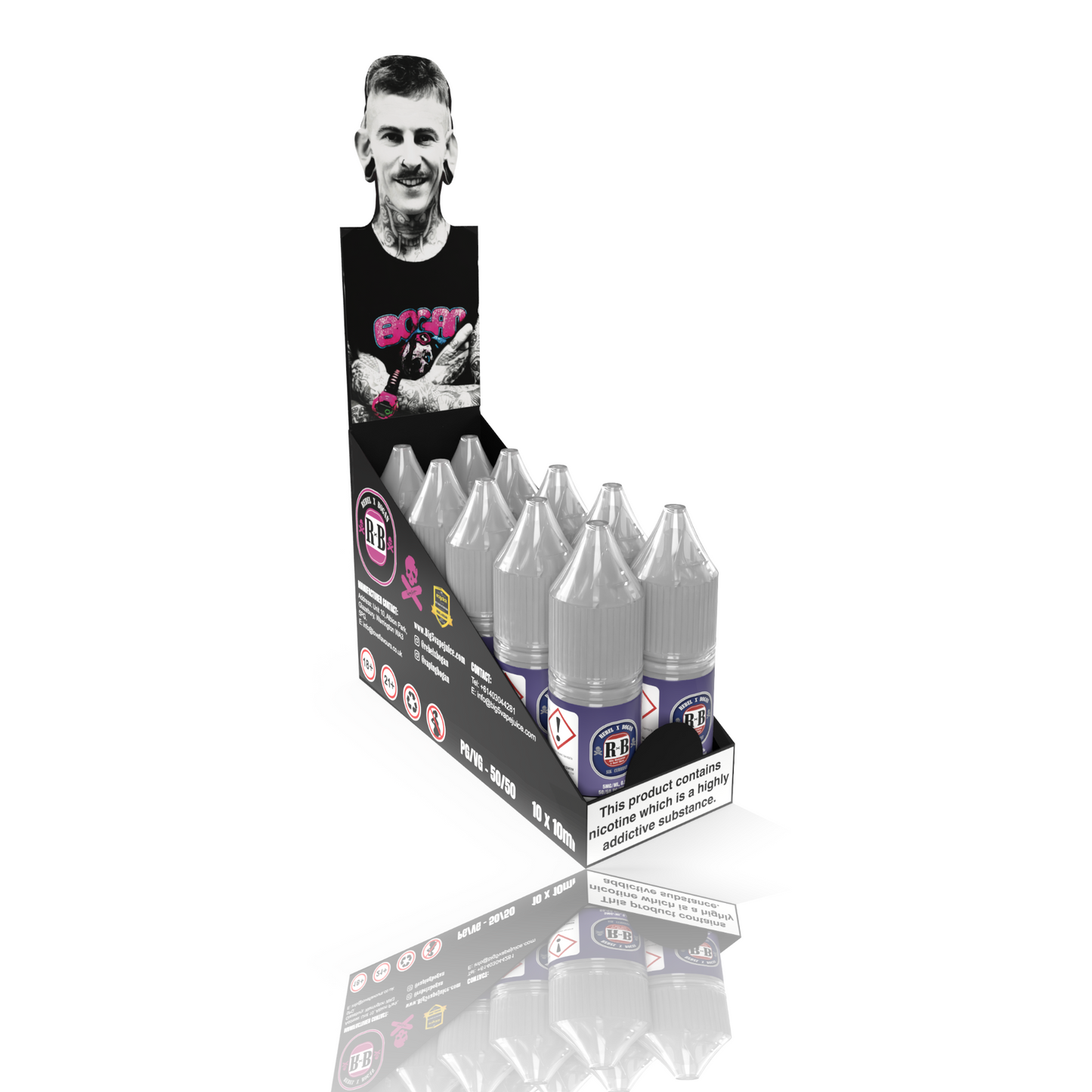 REBEL X BOGAN SIK CURRRNT 10ML SALTS