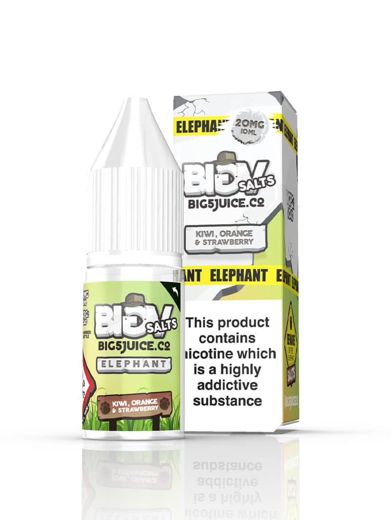 Elephant (Nic Salt 20MG) - Kiwi, Orange & Strawberry 10ML